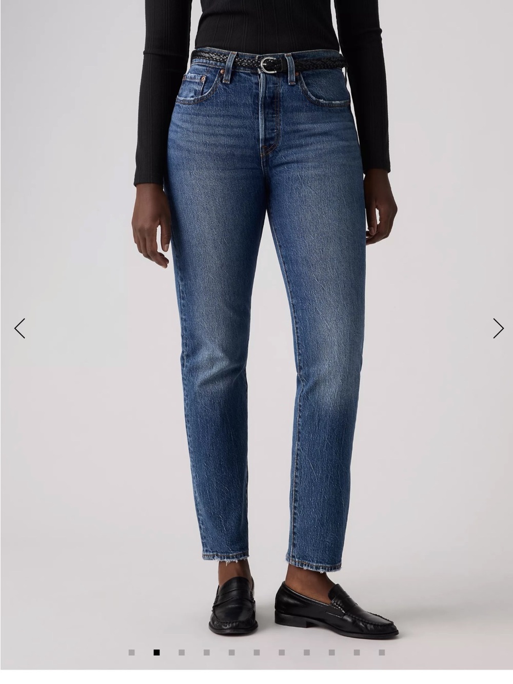 Classic 501’s High-Rise Straight Leg Jeans - Blue